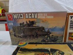 AMT M113 Space ACAV, Tyco Clementine Operating Gold Mine & Dump Car Set & 4 Historic Locomotive Hobb