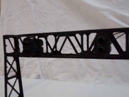 Lot of 2 Pre War Metal Signal Light & Lionel Lighted Signal Bridge