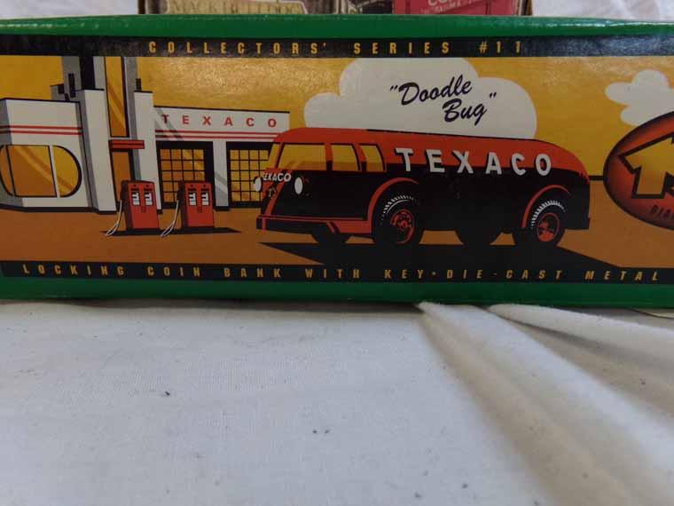 2 collectable Ertl Texaco Banks series #6 & 11