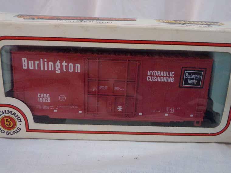 Lot of 5 Includes M-STL Coal Car, Burlgtn. Hi-Cube Boxcar, Walther Train Line Republic Tanker, B&M H
