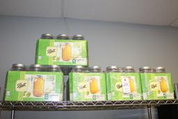 5 New Cases Of Ball Half Gallon Canning Jars.