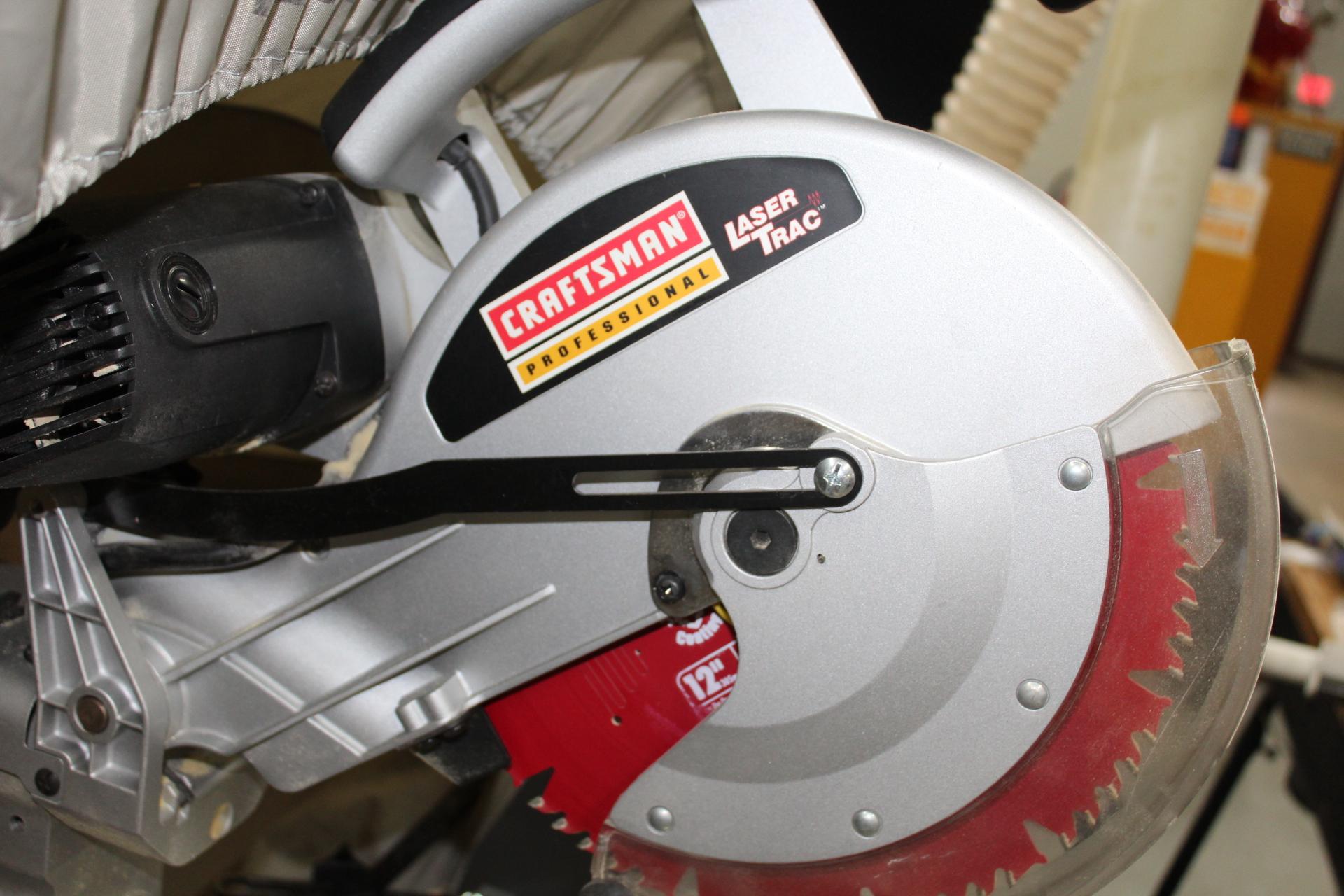 Craftsman 12" Laser Slide Compound Miter Saw.