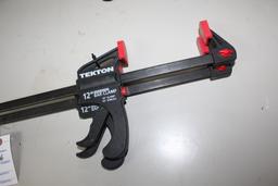 2- 12" Tekton Quick Adjust Bar Clamps.