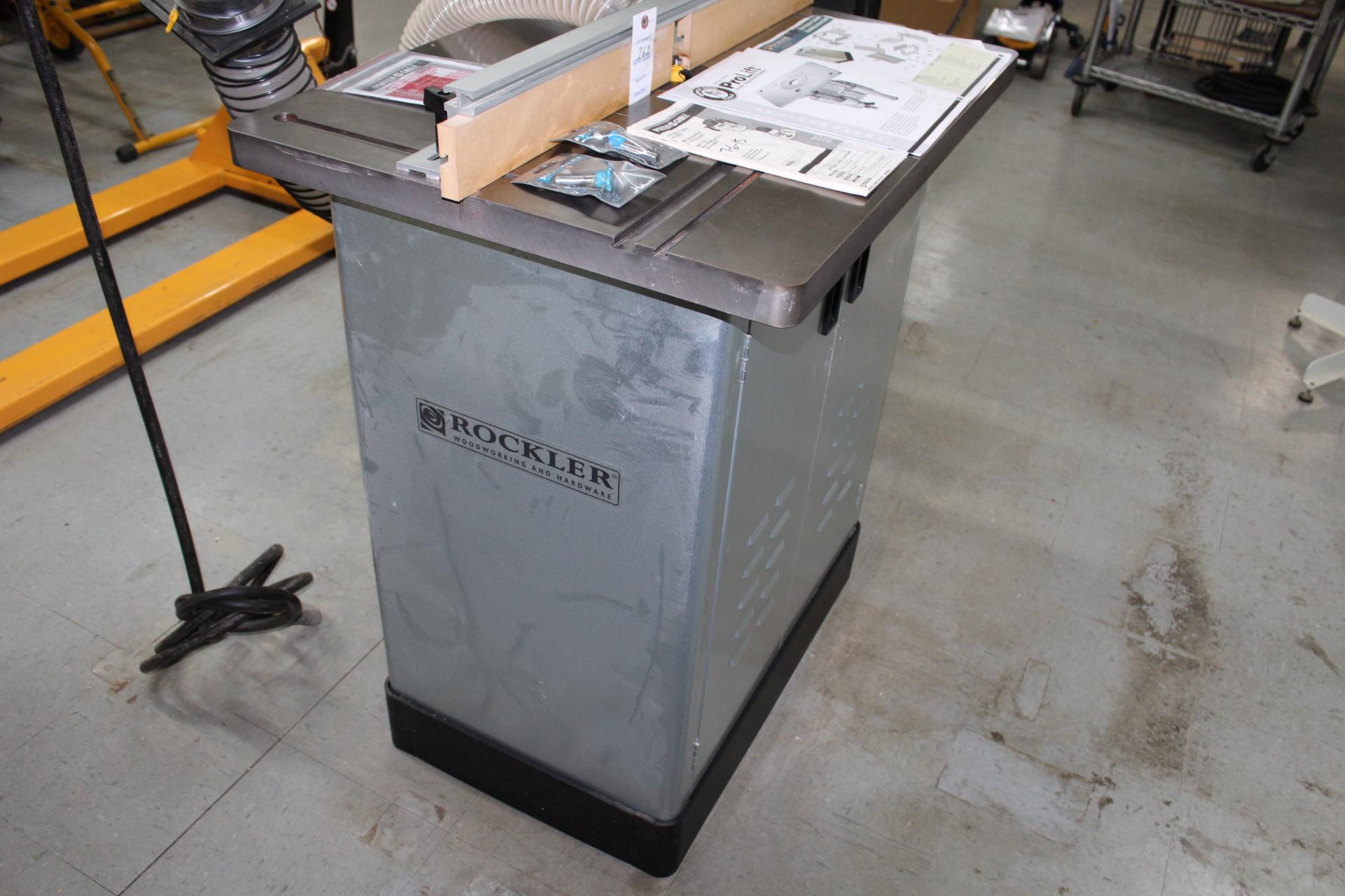 Rockler Router Cabinet W/porter-cable Router & Prolift.