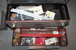 Tool Box W/misc. Hardware And Dollie