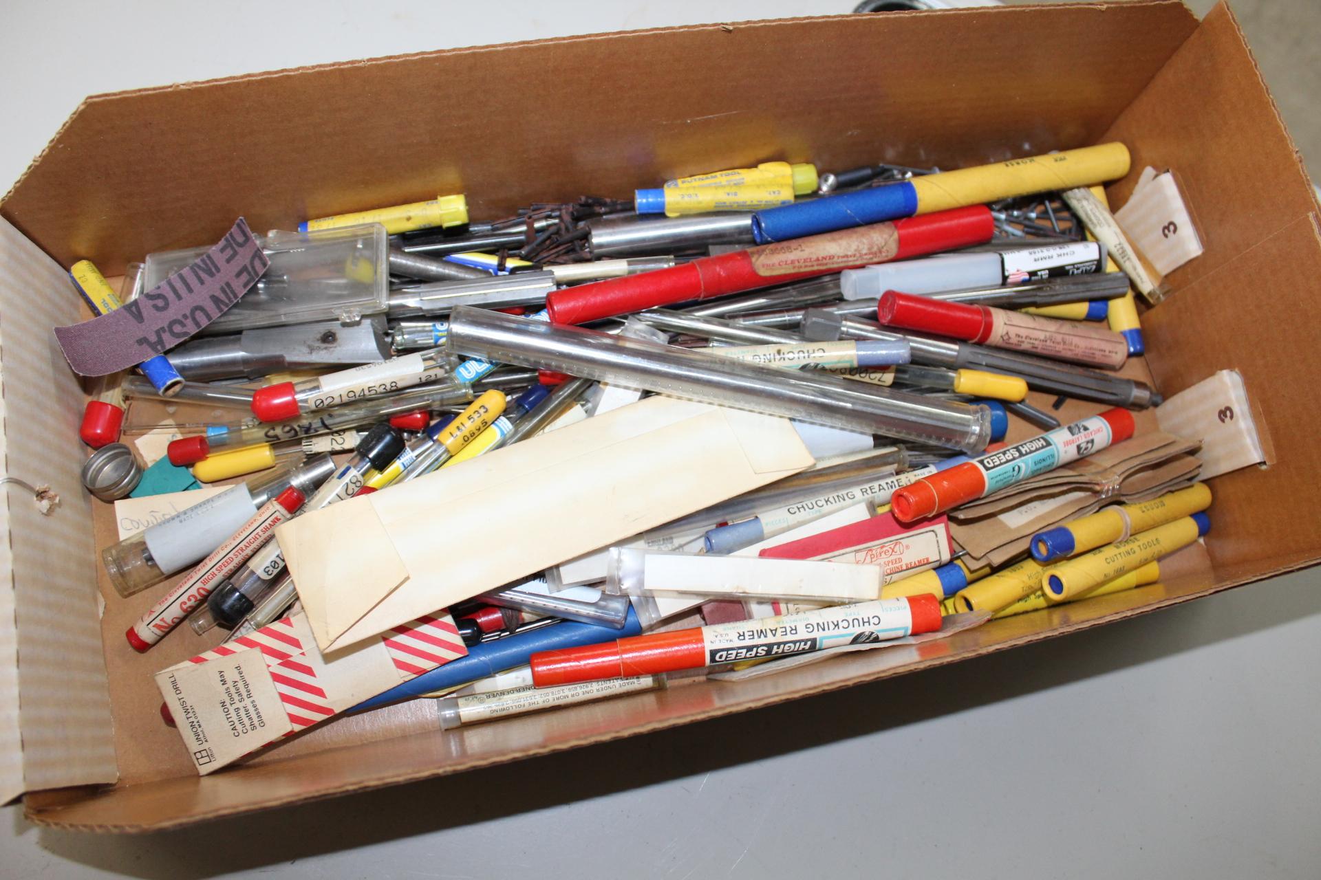 Box Lot- High Speed Reamers.