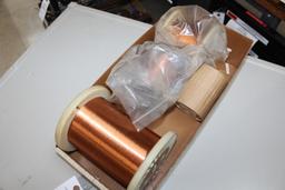 4 Rolls Of Copper Wire For Windings.
