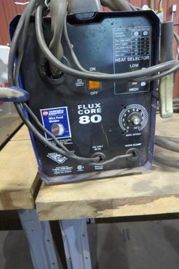 Campbell Hausfeld Standard Duty Flux Core 80 Mig Welder  includes Helmet