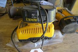 Dewalt DC385 Reciprocating Saw includes two 18V batteries and battery charger
