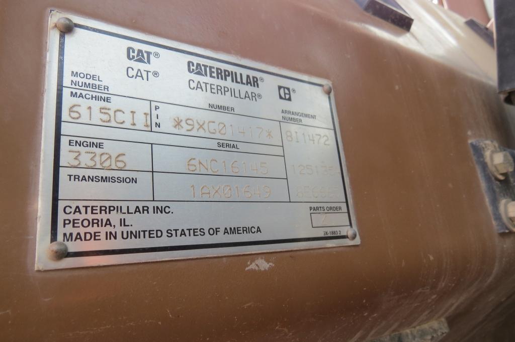 CAT 615C PAN