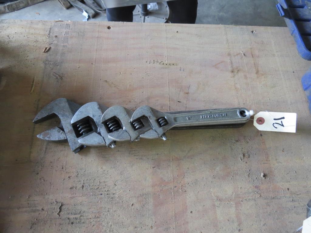 Set of 4 Crescent Wrenches