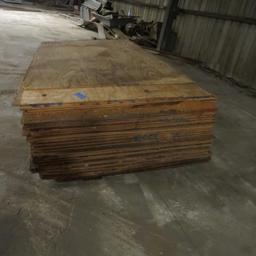 Wood lot-misc plywood stack