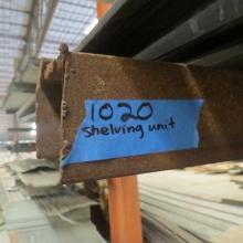 Steel shelving unit