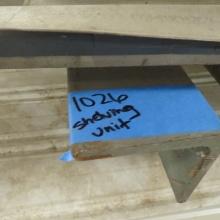 Steel shelving unit