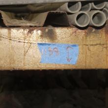 Shelf contents-misc. pvc pipe, various sizes