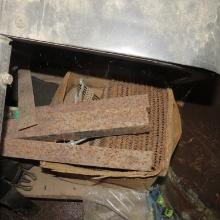 Pallet lot-Gas tank, Lawn Mower Bagger, Metal
