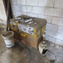 Welding machine-scrap metal