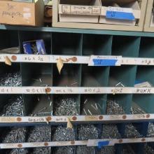 Cabinet and contents