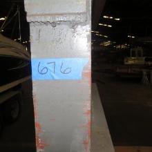 Steel shelving unit