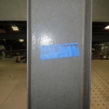 Steel shelving unit
