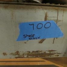 Steel shelving unit 7'x10'