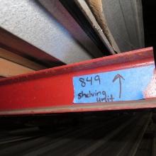 Steel shelving unit (right side)
