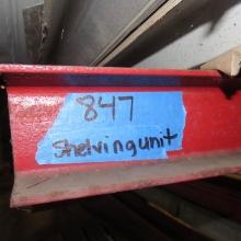 Steel shelving unit-stand alone