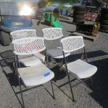 4 NEW Folding Chairs