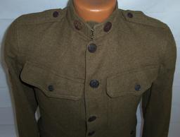 WW1 US Enlisted Tunic With Paris District/US Aero Squadron Insignia