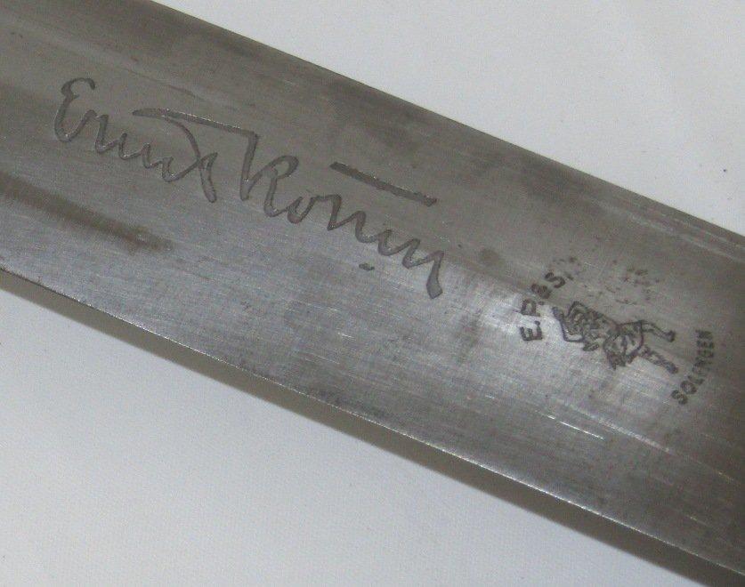 Early SA Dagger For EM/NCO W/Scabbard-E. P. & S.-Full Rohm Inscription