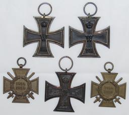 5pcs-WW1 Iron Cross 2nd Class-Honor Cross