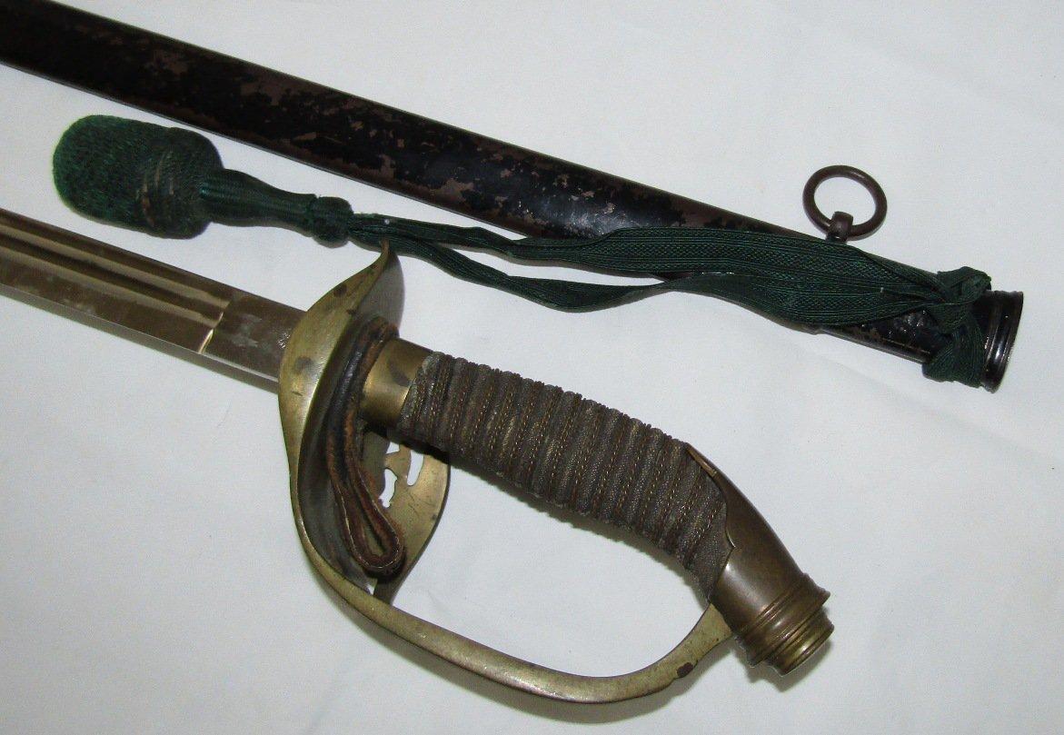 Model 1889 Prussian Infantry NCO Sword With Scabbard/Portapee-Eickhorn