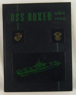 USS Boxer LPH-4 Unit History Book-1962