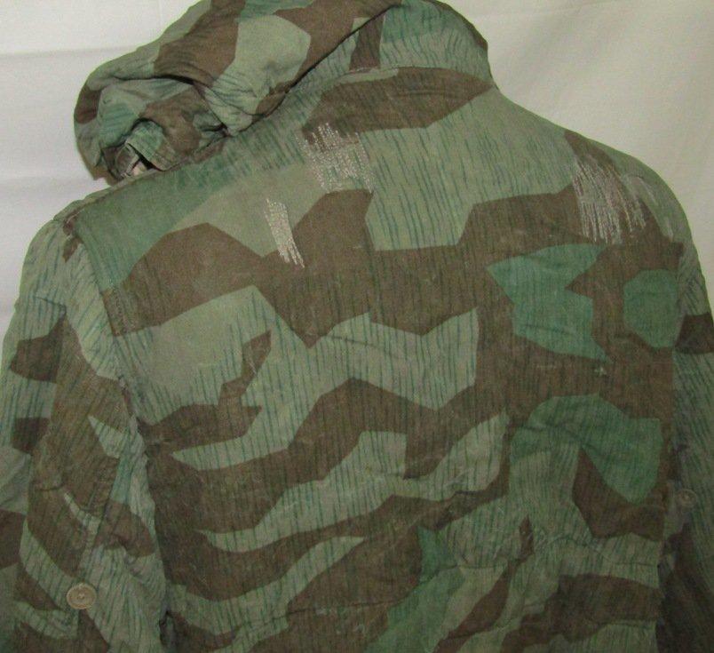 WW2 German Soldier Splinter Pattern Camo Reversible Cold Weather Jacket