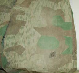 WW2 Combat Worn German Army Soldier's Splinter Pattern Camo Field Pants.