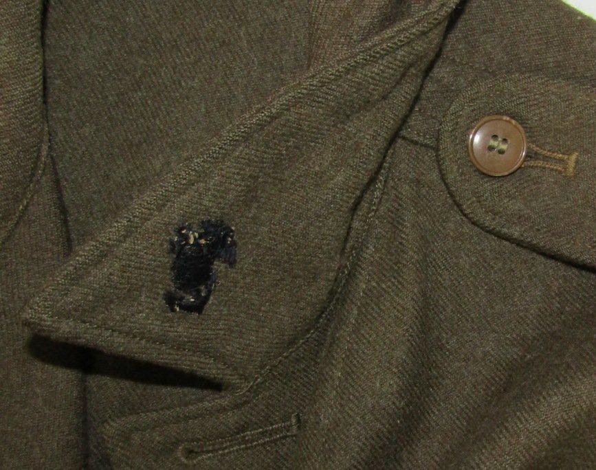 WW2 USMC 1st Marine Div. Australian Made Vandergrift W/"Blooded" Patch-Named (U-213)