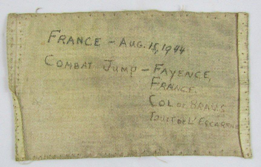 Named WW2  "Operation Dragoon" 17th Airborne 194th GIR Ike Jacket/Photos/Invasion Flag Grouping