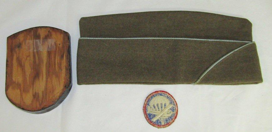 Named WW2  "Operation Dragoon" 17th Airborne 194th GIR Ike Jacket/Photos/Invasion Flag Grouping