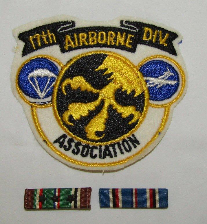 Named WW2  "Operation Dragoon" 17th Airborne 194th GIR Ike Jacket/Photos/Invasion Flag Grouping