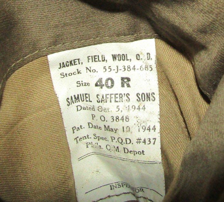 Named WW2  "Operation Dragoon" 17th Airborne 194th GIR Ike Jacket/Photos/Invasion Flag Grouping