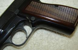 WW2 Period Browning High Power Pistol-Belgium Proof Marks