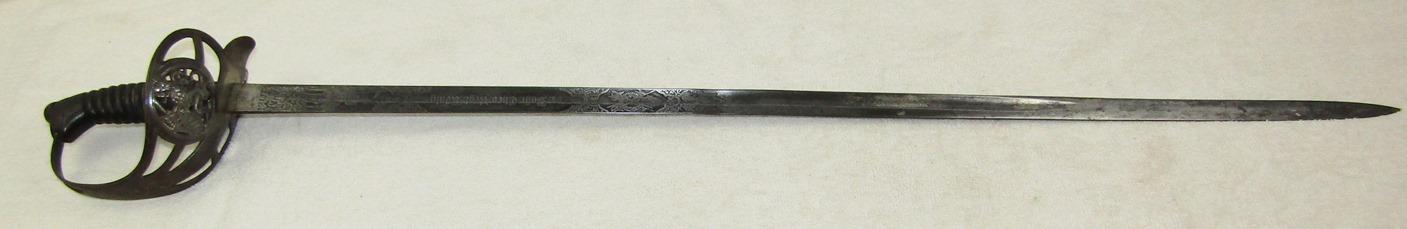 Pre/Early WW1 German/Bavarian Calvary Officer's Sword "4th Chevaliers Regiment "König"