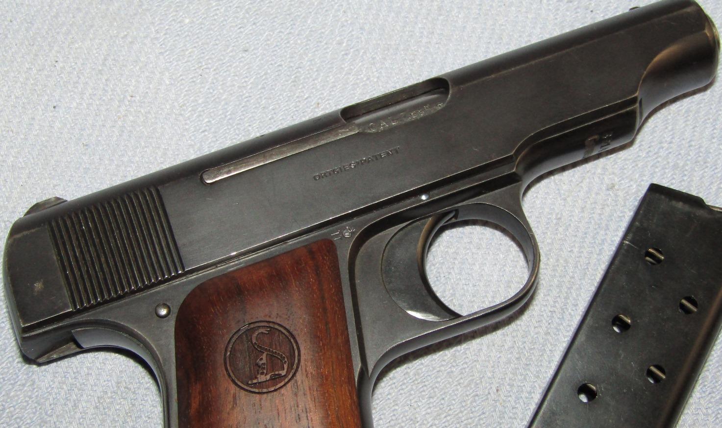Ca. 1920's Ortgies 7.65 Cal. Semi-Automatic  Pistol-Same Type Used By John Dillinger!