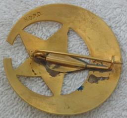Ca. 1960-70's "NEW ORLEANS, LA. POLICE SUPERINTENDENT" Badge-N.O.P.D. Initials On Reverse