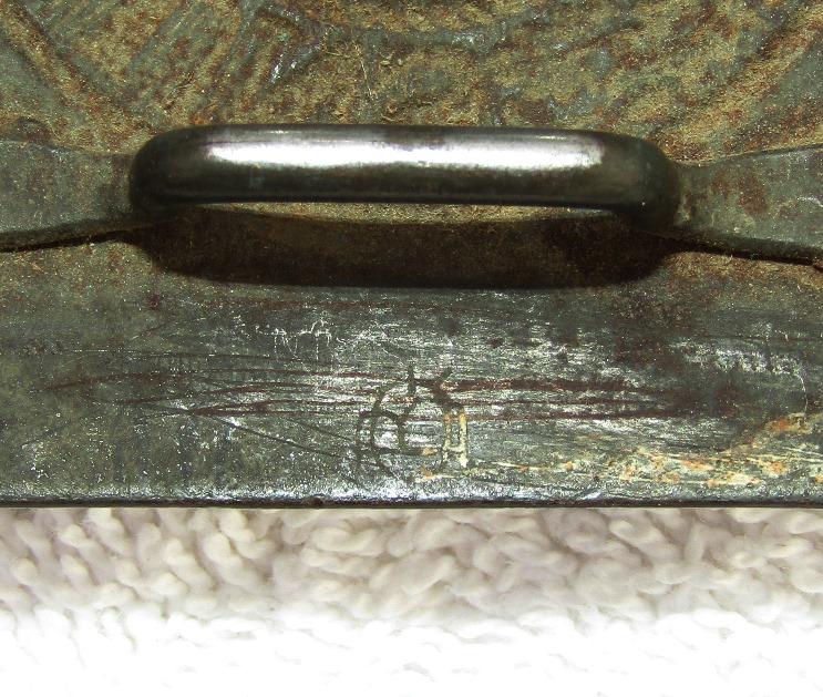 Wehrmacht EM Combat Finish Steel Buckle W/Tab-1940 Dated By G. Brehmer