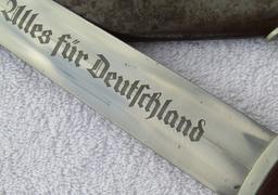Early SA Dagger With Scabbard-Scarce Maker Of Kaufmann & Sohne
