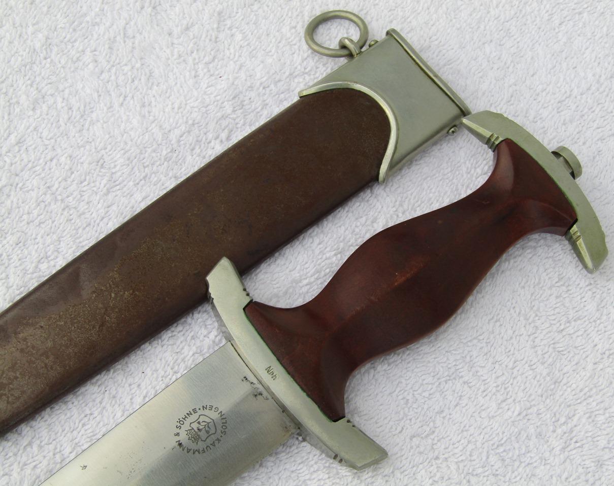 Early SA Dagger With Scabbard-Scarce Maker Of Kaufmann & Sohne