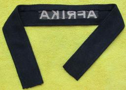 Rare Luftwaffe Issue Afrika Campaign Cuff Title For EM/NCO