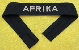 Rare Luftwaffe Issue Afrika Campaign Cuff Title For EM/NCO