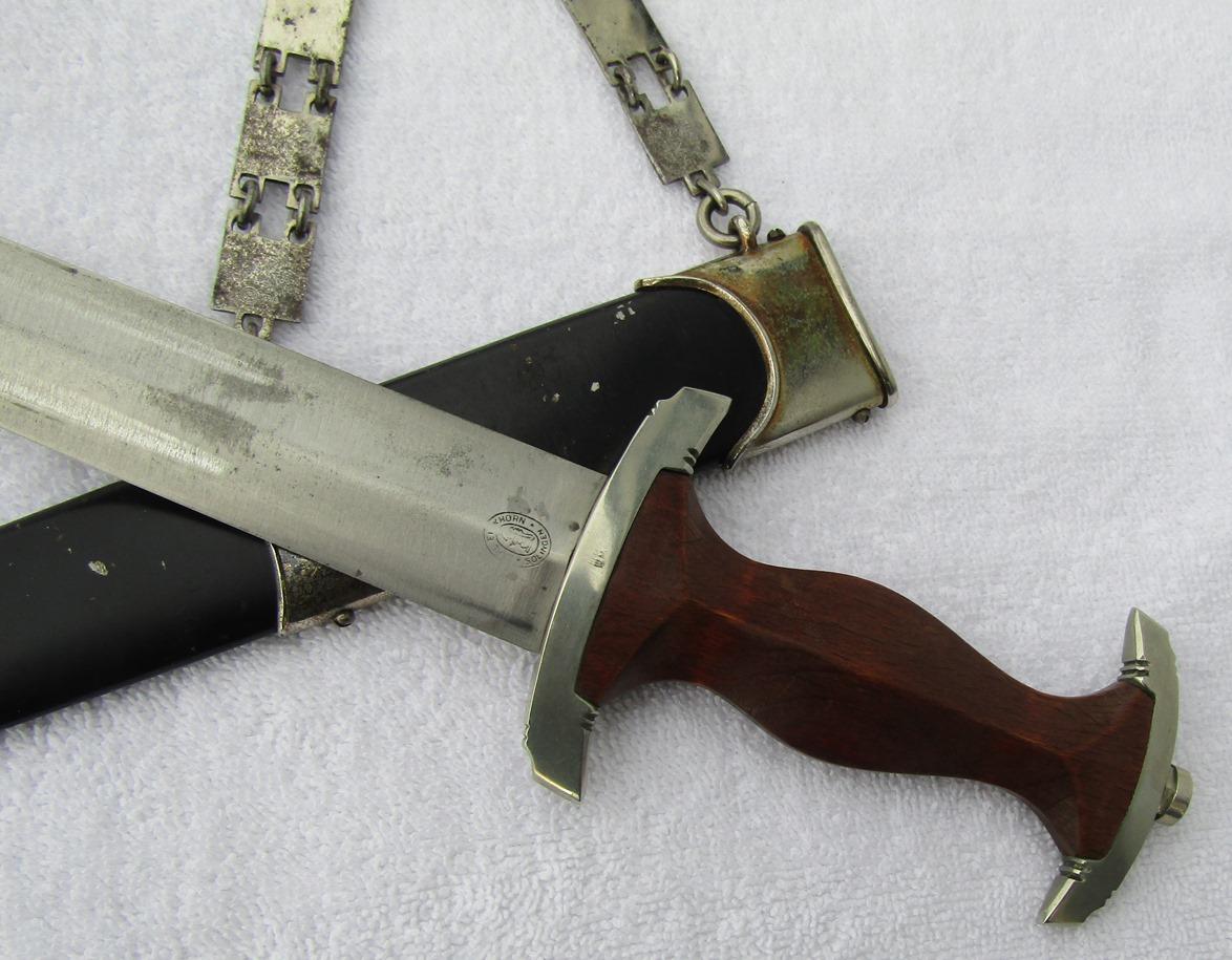 NSKK Chained Leader Dagger-Early Double Oval Eickhorn Logo-Ground Rohm Blade